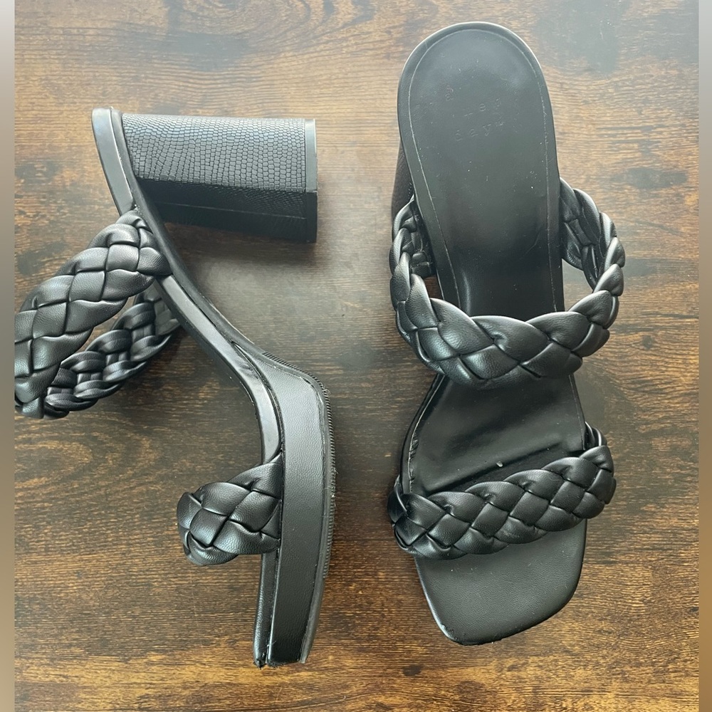 Black Block Heels